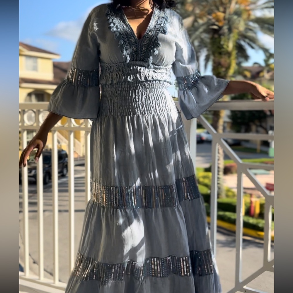 “In Italy” brand denim 2-piece skirt set *SOLD*